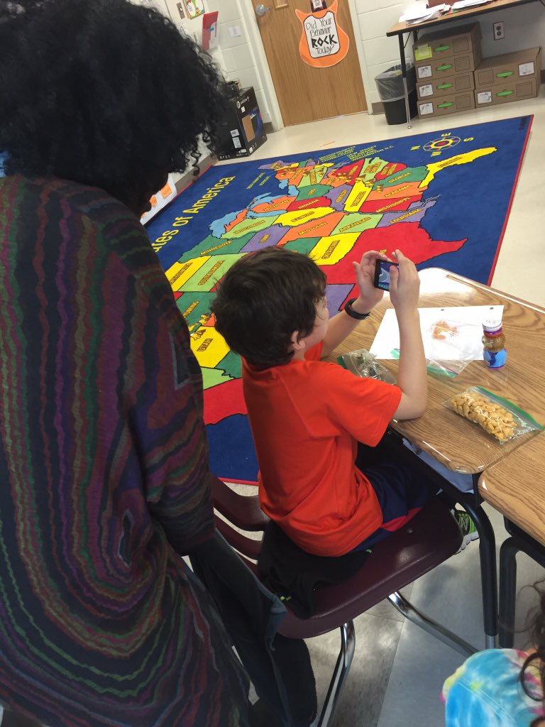 kestanfield's tweet photo. #EdTechTakeover Monday @MaryLinRockets #3rdGrd #MsGosha #MultiplicationRace @APSInstructTech #CoTeach second block https://t.co/x8IJEyHVYn