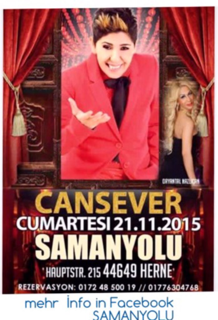 21/11/2015 HERNE DE YIZ ARABESK GECESI GERMANY