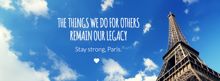 EverydayHeroUS's tweet photo. Stay strong, #Paris https://t.co/pzGAWcjFPA