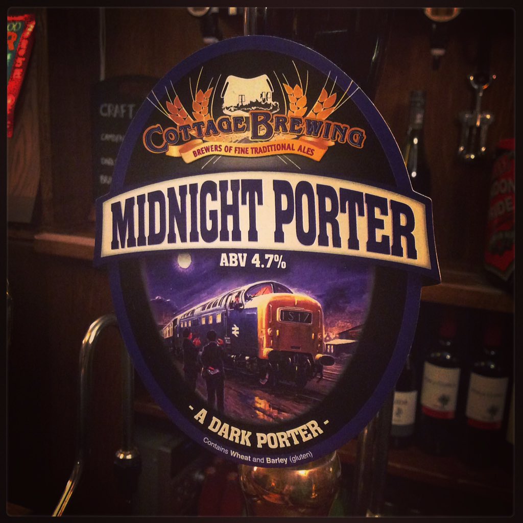 browncowlouth's tweet photo. #latestguestale no.3 in our #darkmonth we have this deliciously dark porter from @Cottage_Brewing https://t.co/V2W5ARSJzB