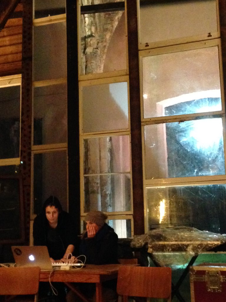 sally_coulden's tweet photo. #cloudstomper making stunning sound piece #sanctumbristol - Wes you're a lend as well!#bristolsound https://t.co/PR14fwhwTS