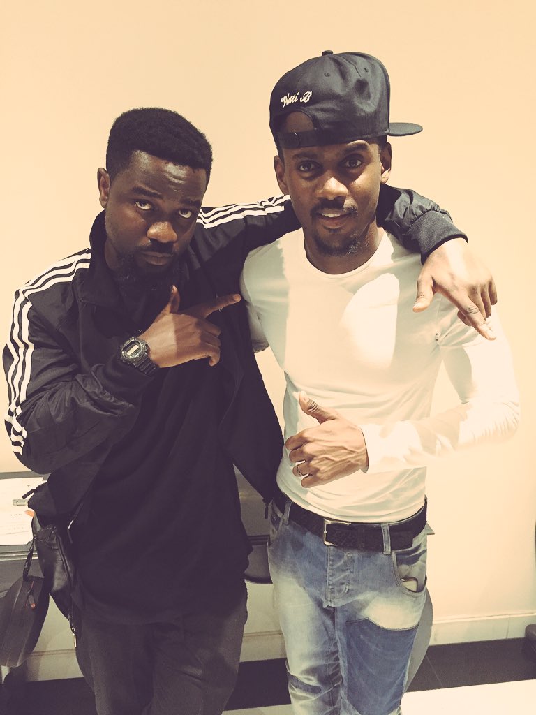 sarkodie's tweet photo. Late session with @Bmesrimes 🔥🔥🔥 ... French connect https://t.co/fSqvv75B2o