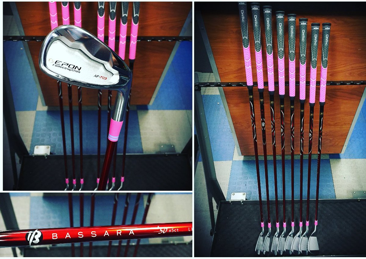 novogolf's tweet photo. @MRC_GOLF @WinnGrips #epon #prettyinpink @ThePCreamer #nycgolf #outdoorfittings #trackman @SSTPURE #bassara https://t.co/vTQ4eVjZ0N