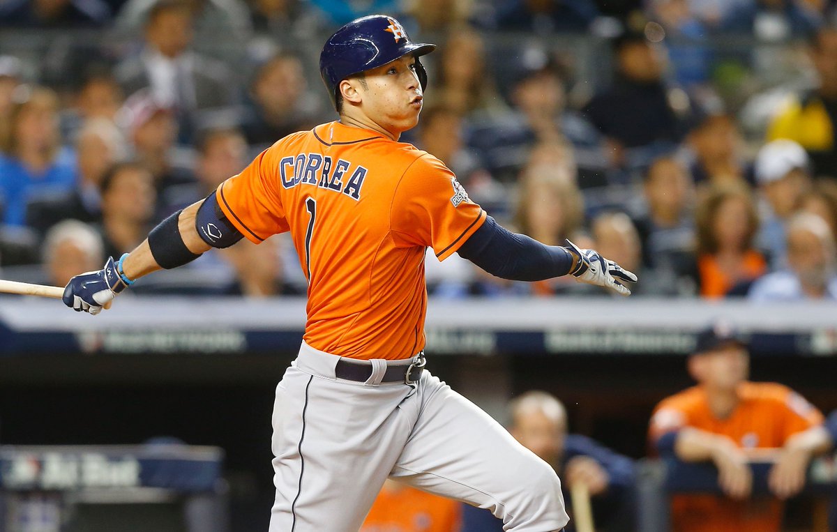 LosAstros's tweet photo. Esta noche, @TeamCJCorrea se convirtió en el 2do jugador de la franquicia en ganar el Premio del Novato del Año. https://t.co/GeNGgjlhhY