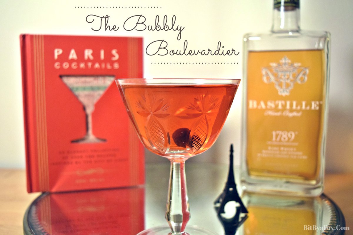 In honor of @GirlsGuideParis #ParisCocktails book, I created my own spin on the Boulevardier bitbyafox.com/the-bubbly-bou…