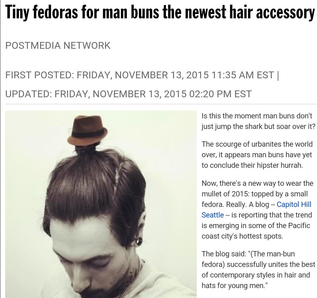 Norm Kelly Because Sometimes A Man Bun Isn T Embarrassing Enough On Its Own T Co D0unmkxosk Twitter