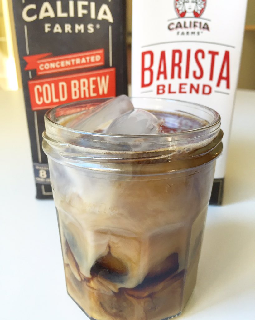 InspiredSpoons's tweet photo. A little iced almond milk latte always helps with that whole Monday thing ☕️ #califiafarms #mondaze @CalifiaFarms https://t.co/H2EbRR6FoX
