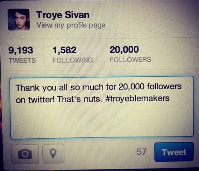 sivtrowb's tweet photo. THROWBACK To " #troyeblemakers " -Eli https://t.co/dmQLQChdqK