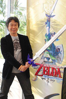 Happy 63rd birthday to my hero, Shigeru Miyamoto!  The man I look up to who inspires me everyday       