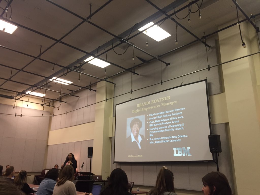 jillkboatright's tweet photo. Great to see @Loyola_NOLA and @LoynoSMC alum, @ThinkBluePR speaking tonight at #differenceswork https://t.co/8NZKK6kBpF