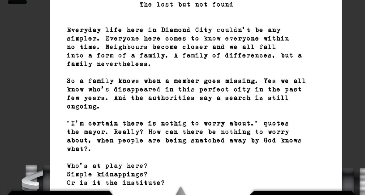 JournalOfTrue's tweet image. The lost but not found.