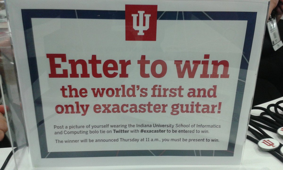 lucas_brasilino's tweet photo. Come to @IUBloomington @iusoic booth # SC15 and you can win a #exacaster https://t.co/A481DCczzD https://t.co/fGBbuEzscH