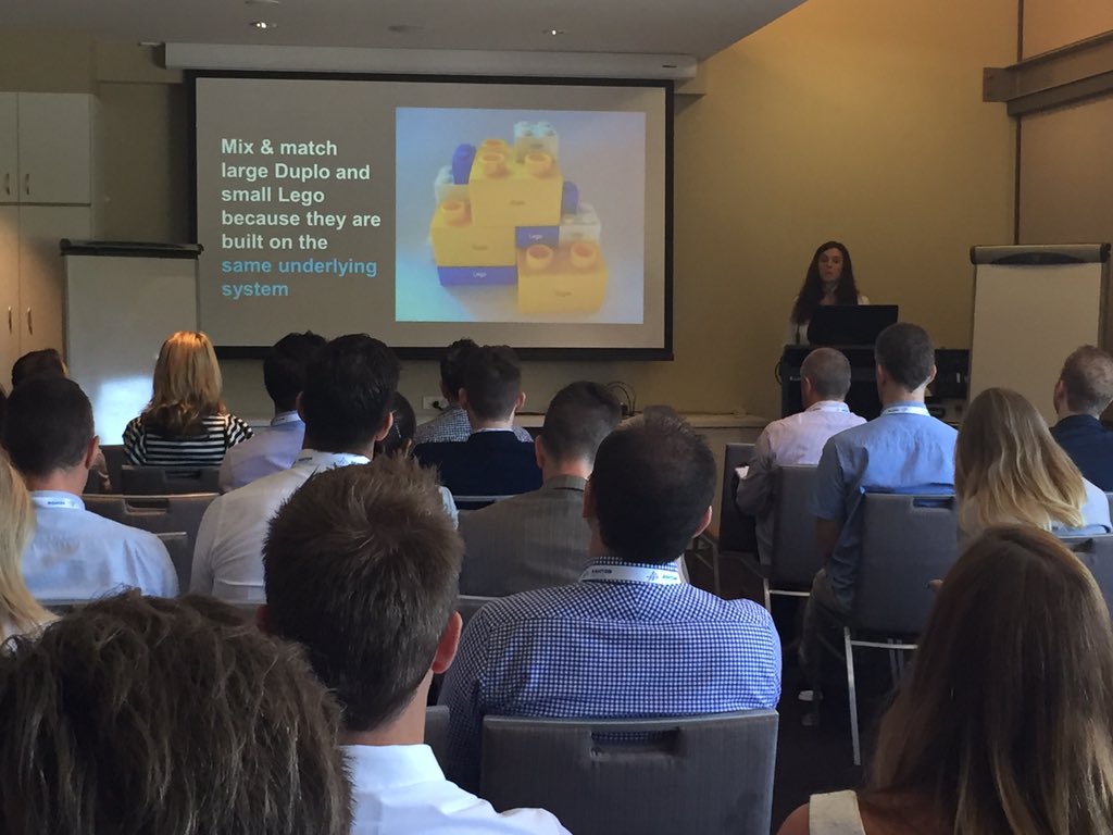 yazsanders's tweet photo. Nikki Retallick @AOLPlatforms using Lego to explain a unified attribution model... #convertro #ashtondatasym https://t.co/fynWDhLwZ9