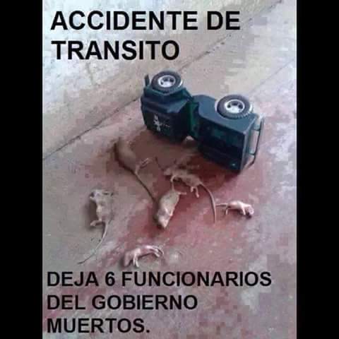 chuachua's tweet photo. @Ronald_MacKay  Accidente de tránsito! Muy fuerte ja ja https://t.co/q2hcWBemlL
