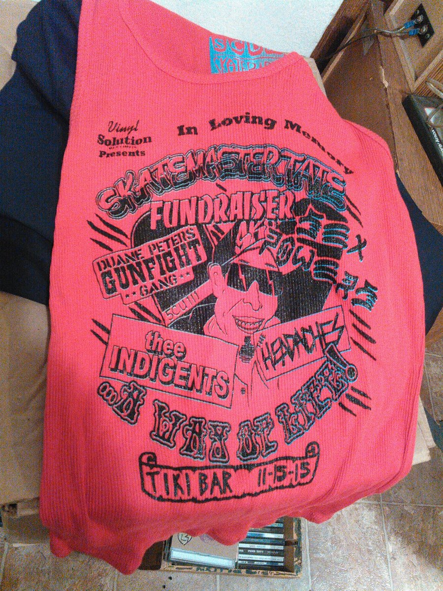 Pretty rad shirt from last night thanks to all those involved