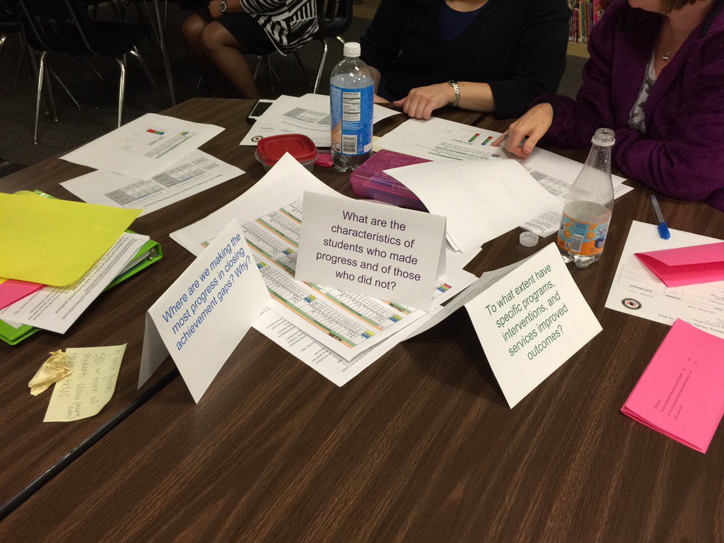 SummitHallRS's tweet image. ILT analyzing data &amp;amp; thinking about some tough questions! #allforthekids #strategizing #leadership @TeamGermantown1