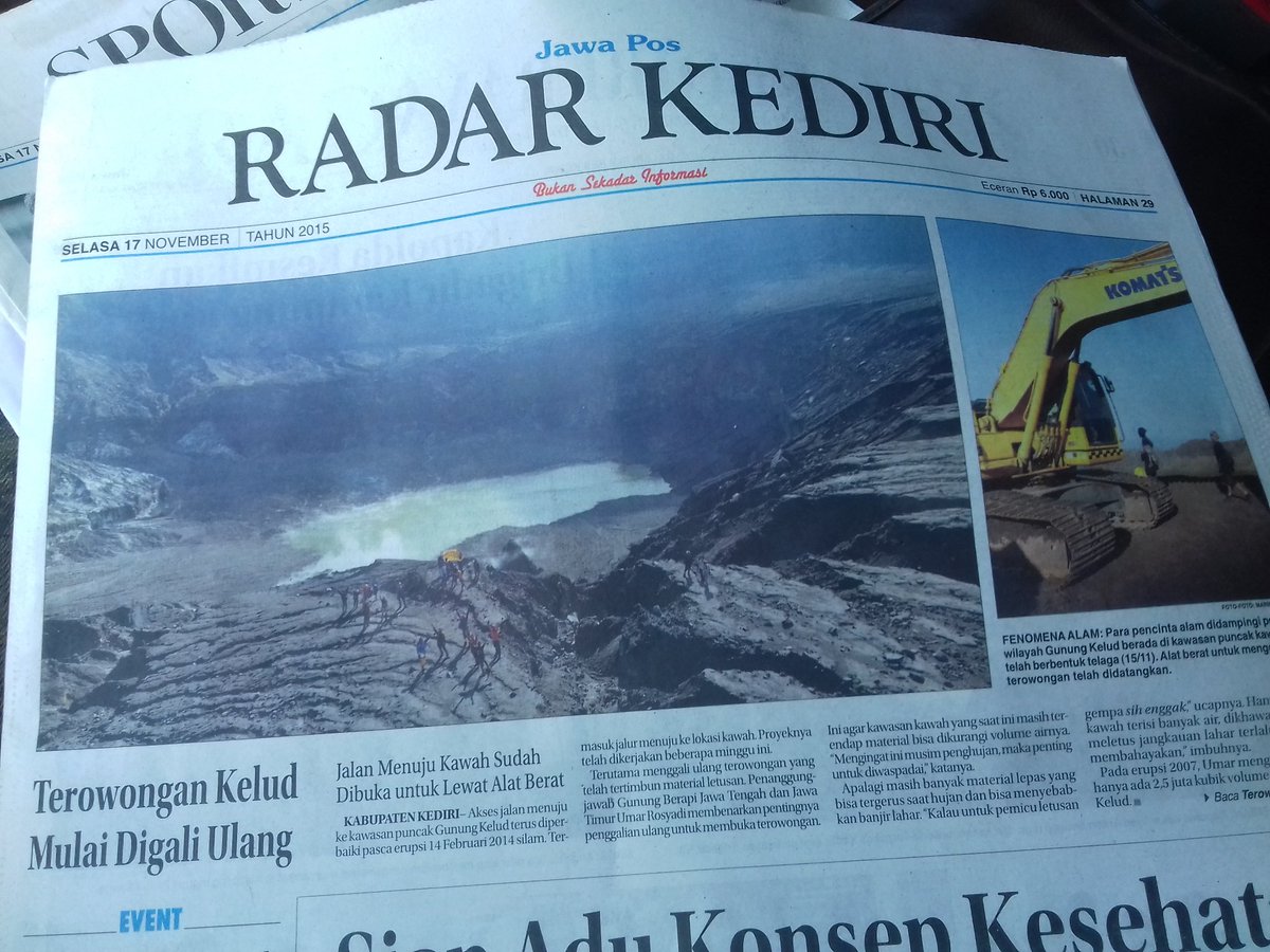 infokediri's tweet photo. via @AbahNeyska Kelud berbentuk telaga lagi,semoga scptnya dpt dibuka untk umum.
Smbr: #jawapost #radarkediri https://t.co/2VNN0MyoAt