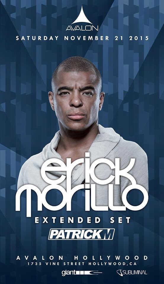Nickolas_Brown's tweet photo. @ErickMorillo is back this Saturday at @AvalonHollywood! Txt 626.340.7926 to get $10 off b4 11pm on my guest list! https://t.co/zbCs1W3Am0