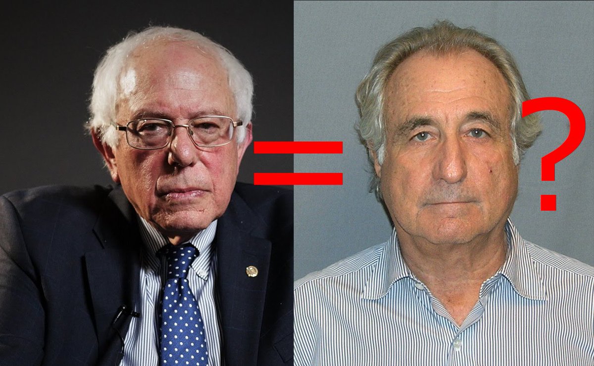 ICconspiracies's tweet photo. @BernieSanders might actually be Bernie Madoff, watch out. https://t.co/c8ZaOGoB4K