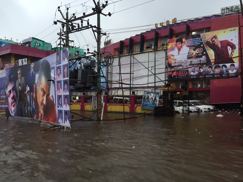 VettriTheatres's tweet image. #ChennaiRains #Vettri #Chrompet current situation ...