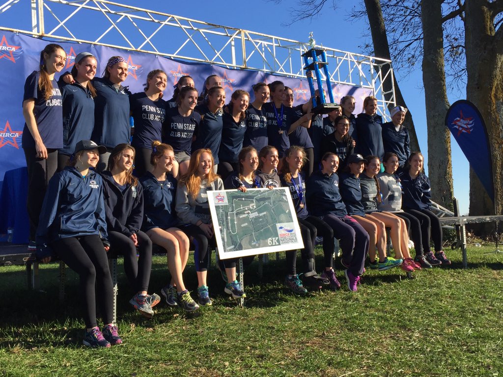 nirca's tweet photo. What a day! Congrats to our Nat'l  Champions, UC-Davis men and @PSUClubXC women, for outstanding races. #NIRCAnats https://t.co/K1rblPJJX6