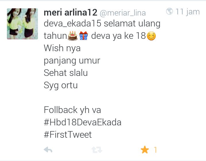 meriar_lina's tweet photo. @deva_ekada15 va comen dong gw ngucapin jam 12 malem lo ,sengaja gk tidur cuma ngucapin hbd😊
#Hbd18DevaEkada https://t.co/ELfrnaSOiH