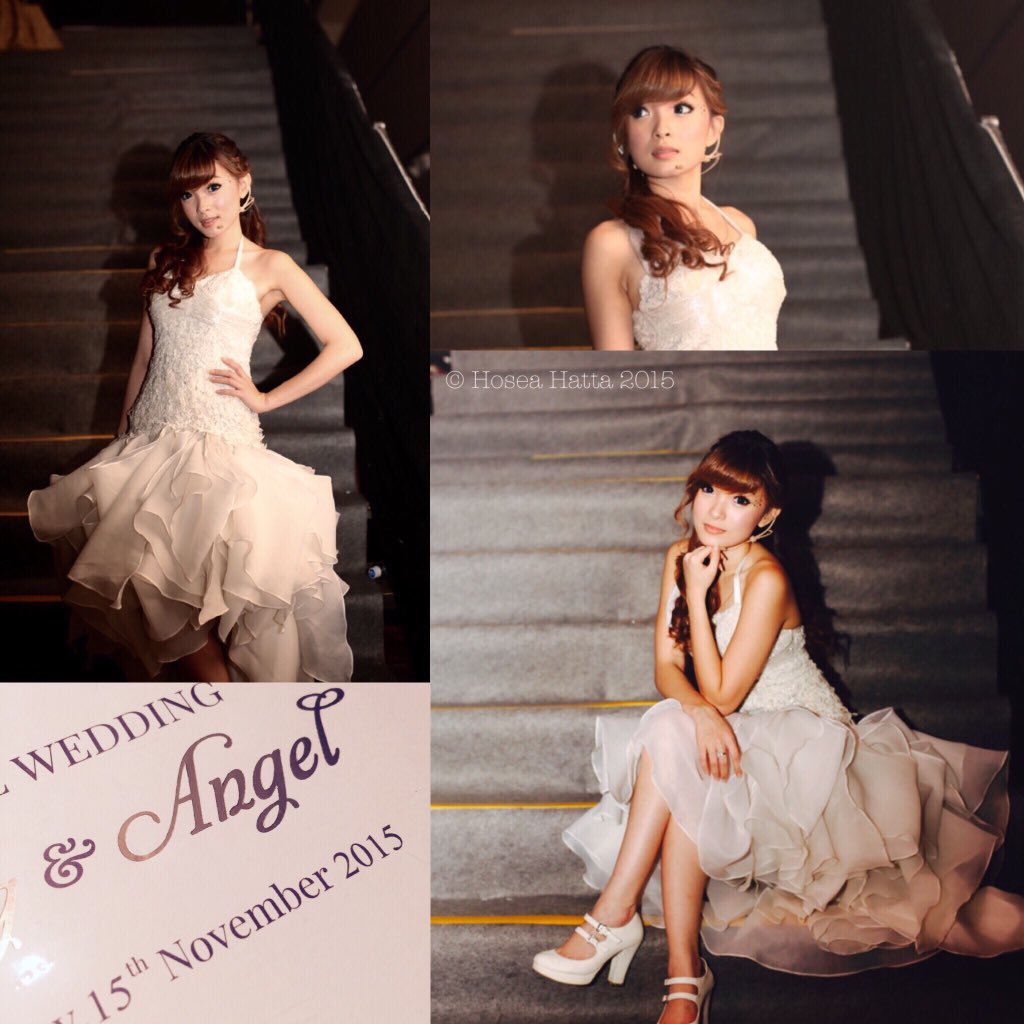 3 Taon yg lalu foto <a href="/Angel_ChiBi/">Margareth Angelina</a> pake dress mirip penganten,Hari ini dia bnran married 😘🎉🎊 Happy for u mar!! 😎