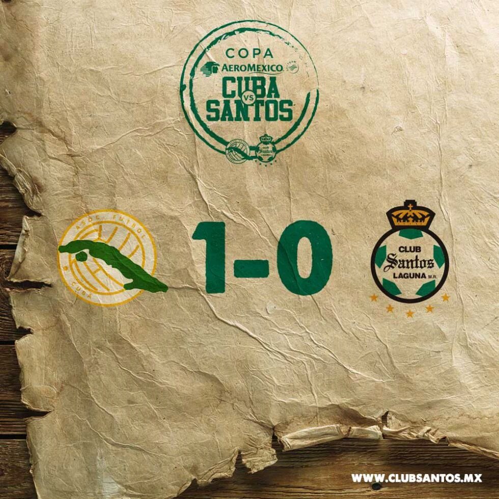 LaMetaCom's tweet photo. Santos perdió con Cuba en un partido histórico en La Habana el día de hoy. https://t.co/YMG5sdjVv0