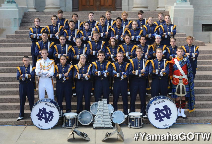 Congratulations Notre Dame on the win during your Yamaha "Game of the Week"! #GoIrish #YamahaGOTW <a href="/NDDrumline/">Notre Dame Drumline</a>