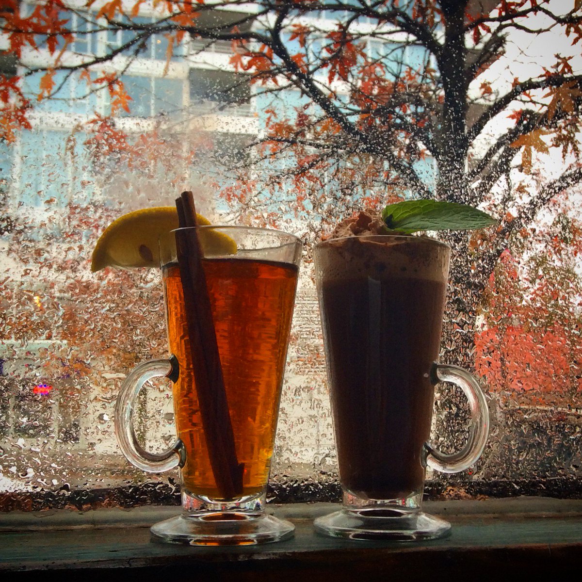 Fall is definitely here!  Good thing we have an all new hot drink list to warm you up.