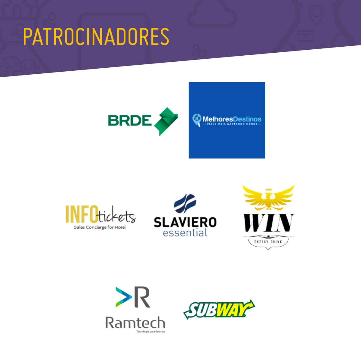 SWFloripa's tweet photo. Obrigada! #BRDE @passagensaereas #INFOtickets @SlavieroHoteis #Win #Ramtech @Subwaybrasil <3 #SWFloripaTur #GSB2015 https://t.co/XIbGbZEACs