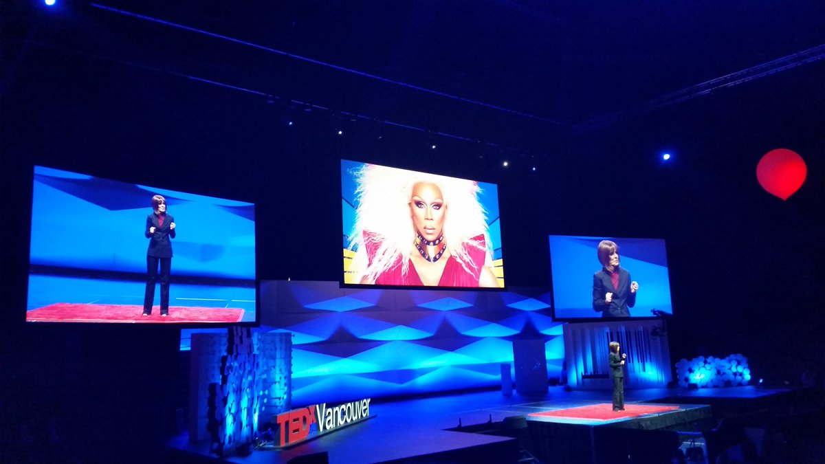 speaksocialYVR's tweet photo. Can't believe she JUST DRAGGED. #TEDxVan #thatjusthappened https://t.co/UBnEdqYIjo