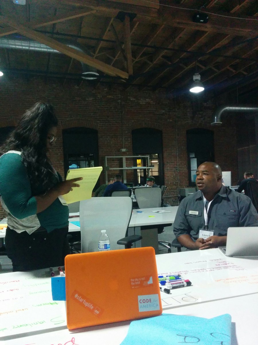 krisadair's tweet photo. Working on pitch. @brownsr_lionell @amonet91 @getampsocial #kcsw https://t.co/iO6UYAK9Ss