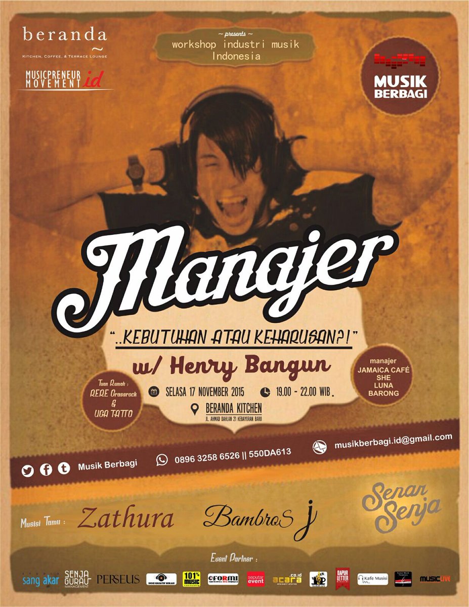 17 Nov, Kebutuhan / Keharusan ?
"Manager" di <a href="/musikberbagi/">MUSIK BERBAGI</a>

<a href="/berandajakarta/">BERANDA</a>

<a href="/__Re2__/">isok rumongso</a> <a href="/ogiemegadalle/">Ogie Megadalle</a> @ughatattoo