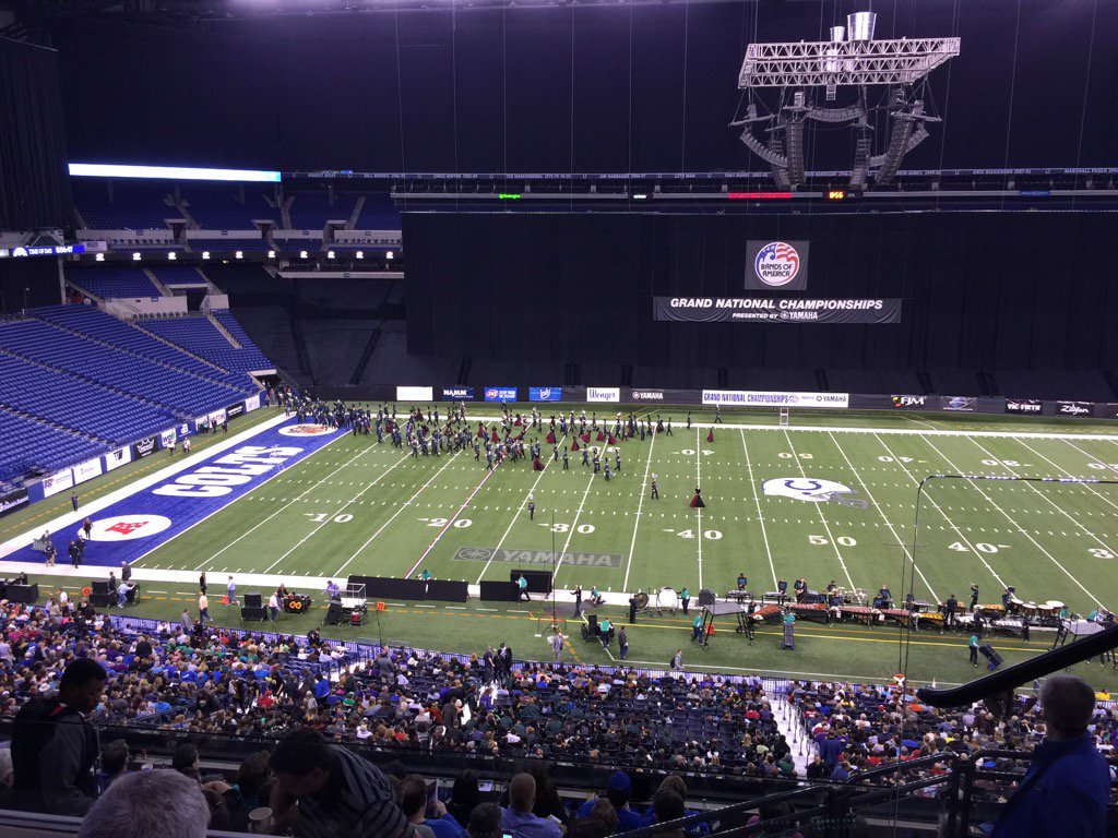 HarrisonHSBands's tweet photo. Taking the field for finals! #tronband #boa2015 #boanolimits #hoyalegacy https://t.co/yP29ihfvz1