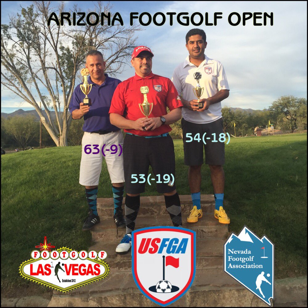 FootGolflv's tweet photo. We do it again!!! #firstplace #usfga #tournament #tucson #arizonafootgolfopen #lasvegasfootgolf  #representing https://t.co/AUsfSuscdv