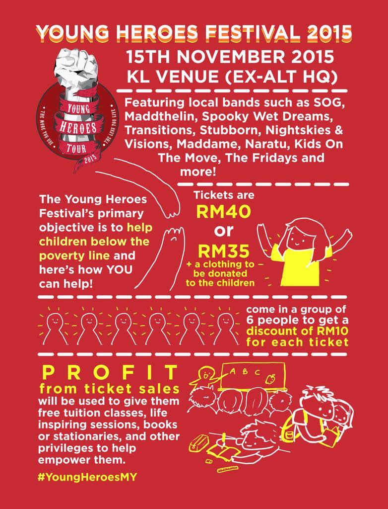 KL Venue is the place to be today for #YoungHeroesFestival! Jom kasi pecah!