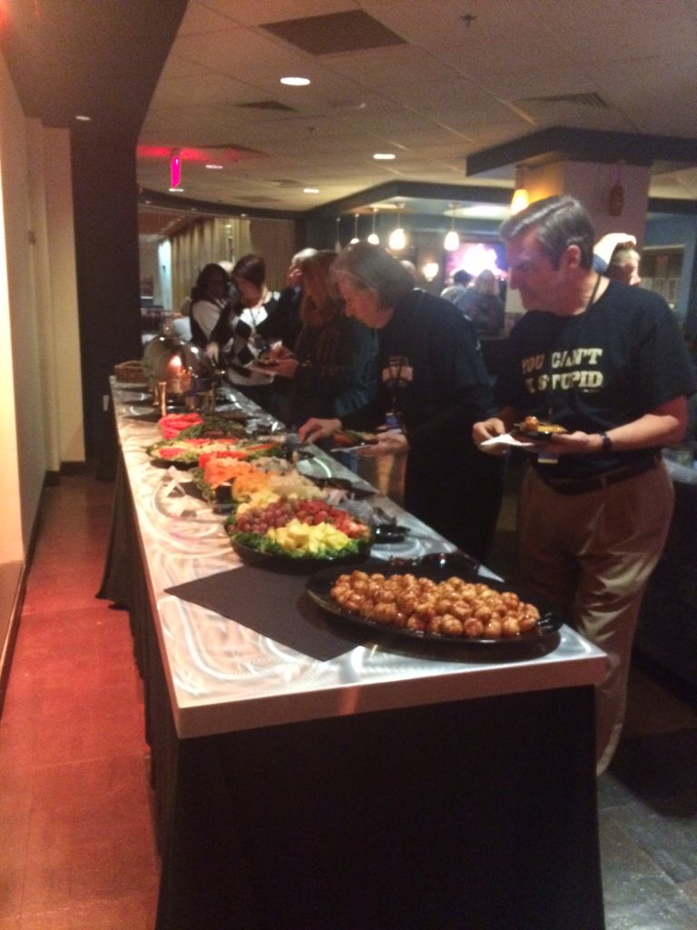 sevenvenues's tweet photo. The #StageLeftLounge at #ChryslerHall, during select shows, is a party! Tonight before #RonWhite! https://t.co/MRYr1LxY5H