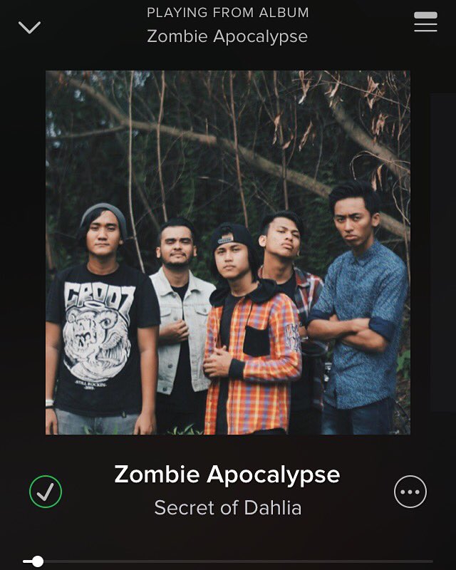 And not to forget, for all android user you guys now also can start to listen to our song on Spotify!