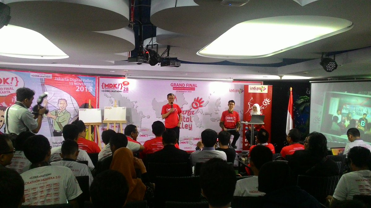 Sambutan dari Bpk Indra Utoyo, Direktur Innovation Service and Portfolio Telkom Indonesia #TelkomHackathonMerdeka2