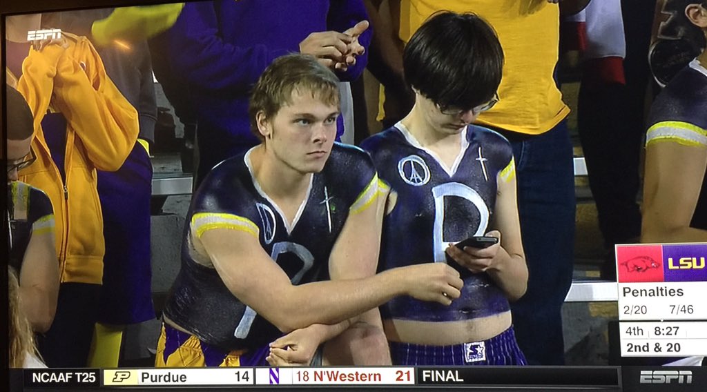 weatherninja's tweet image. When you're an LSU fan and things aren't going well while playing the Arkansas Razorbacks in your own stadium.