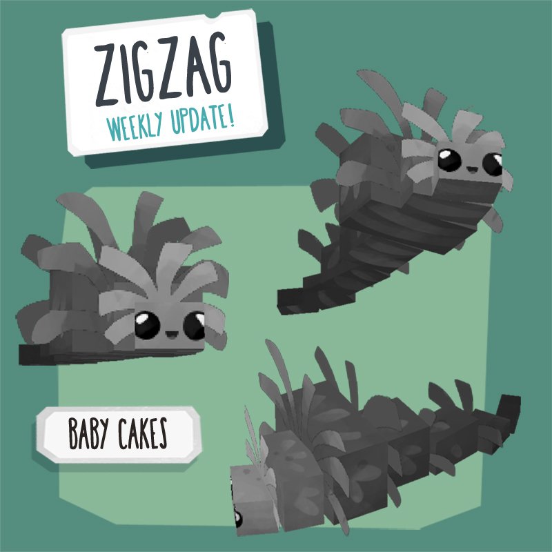 Jamizzle on X: #ZigZag #minecraft weekly update! Baby Cakes the silverfish,  and a new sun!   / X