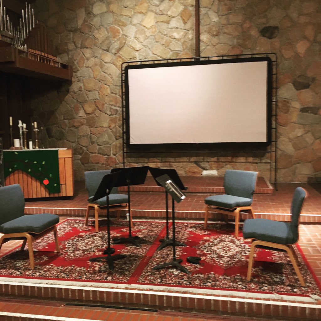 Almost time for our Trinity Chamber Concerts performance! 8:00 in Berkley!