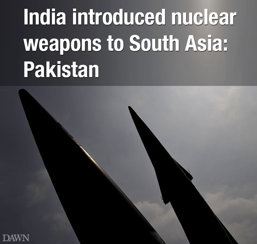 Pakistan rejected US media suggestions that it was “irresponsibly building nuclear arsenal” dawn.com/news/1219825/