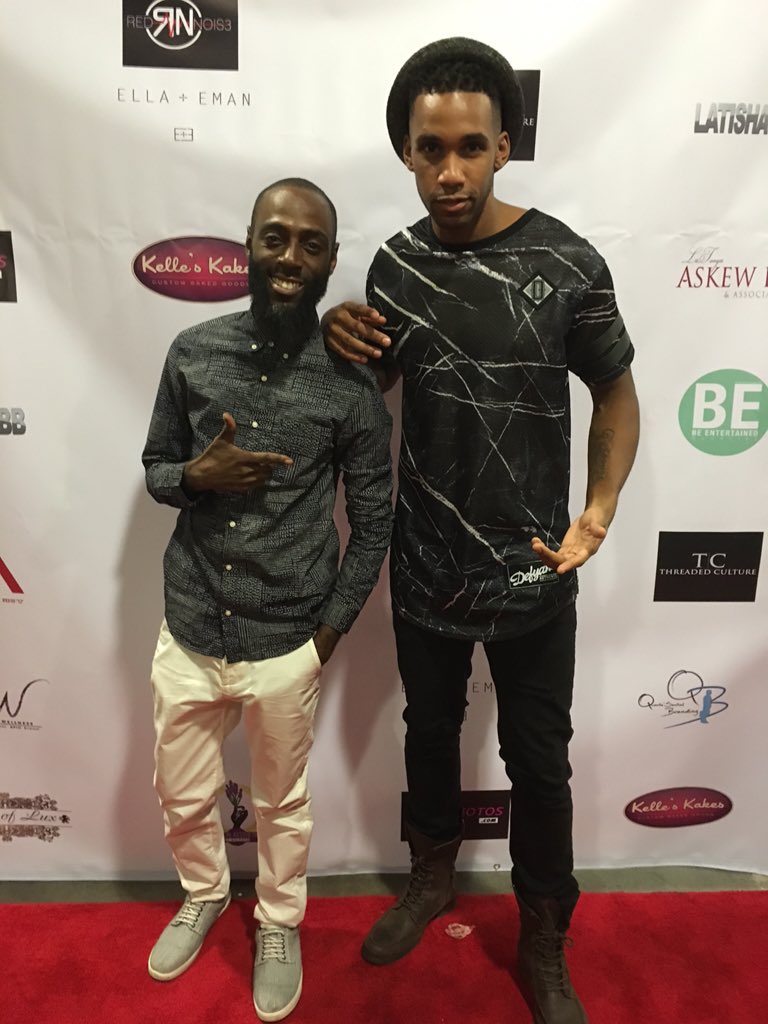 GaryLavard's tweet photo. On the #RedCarpet with @BEMagazine CEO @BEingJWrite after tonight's #fashionShow #NWH6 #BEentertained https://t.co/qZESOgRRQH