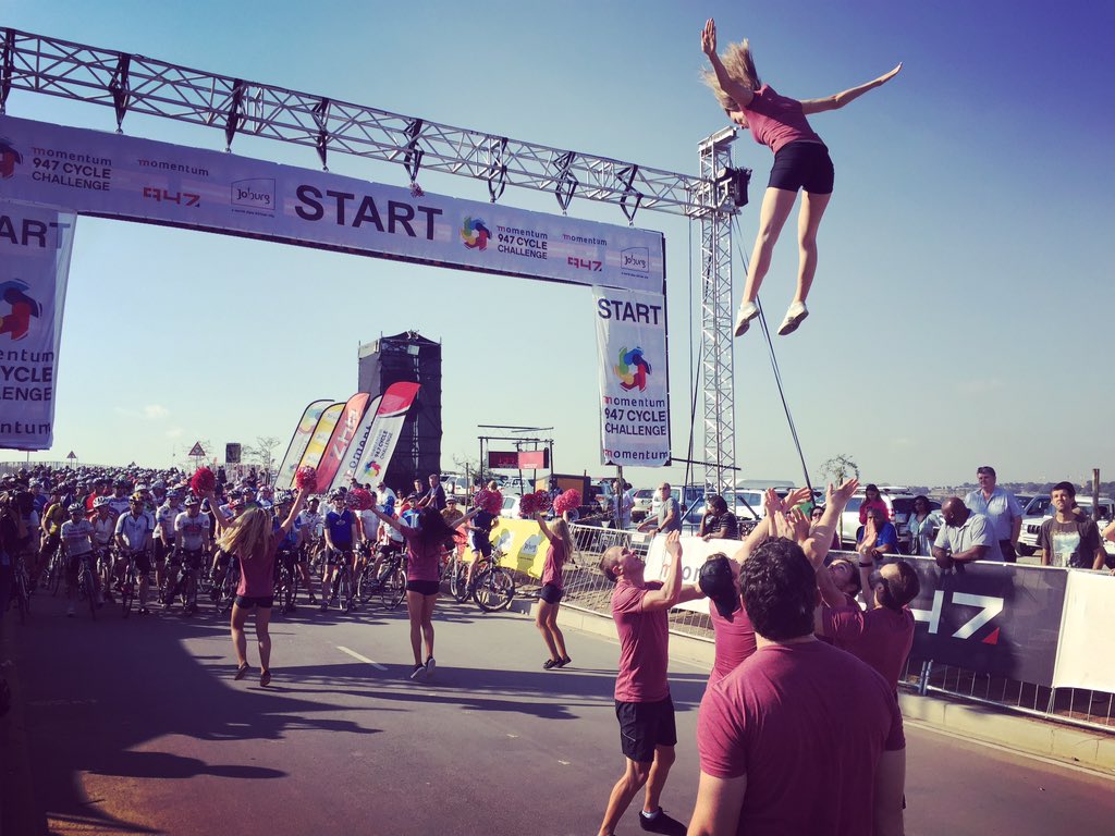 AlexCaige's tweet image. Here we gooooo. At the start of the @momentum947 #CC2015 @947