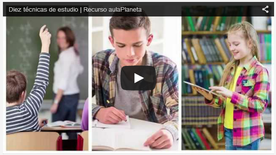 Aulaplaneta's tweet photo. Vídeo para trabajar las #TécnicasDeEstudio https://t.co/mcyaVN7P16 https://t.co/PVhOdhZwQg