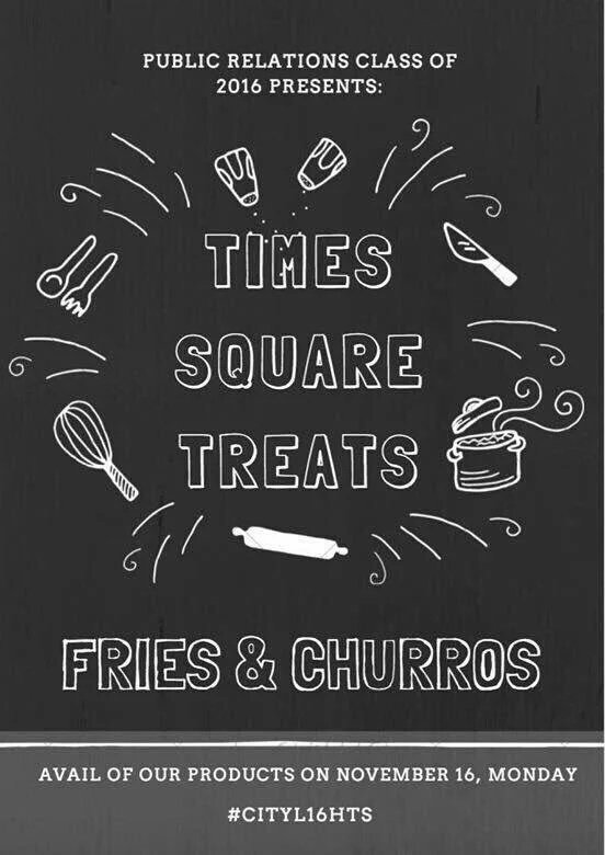 ElectiveFair's tweet photo. Treat yourself with something sweet and savory at PR's booth tomorrow at #CITYL16HTS! 🌃 https://t.co/2HQubvApzA