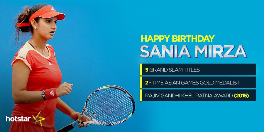 HAPPY HAPPY BIRTHDAY SANIA MIRZA 