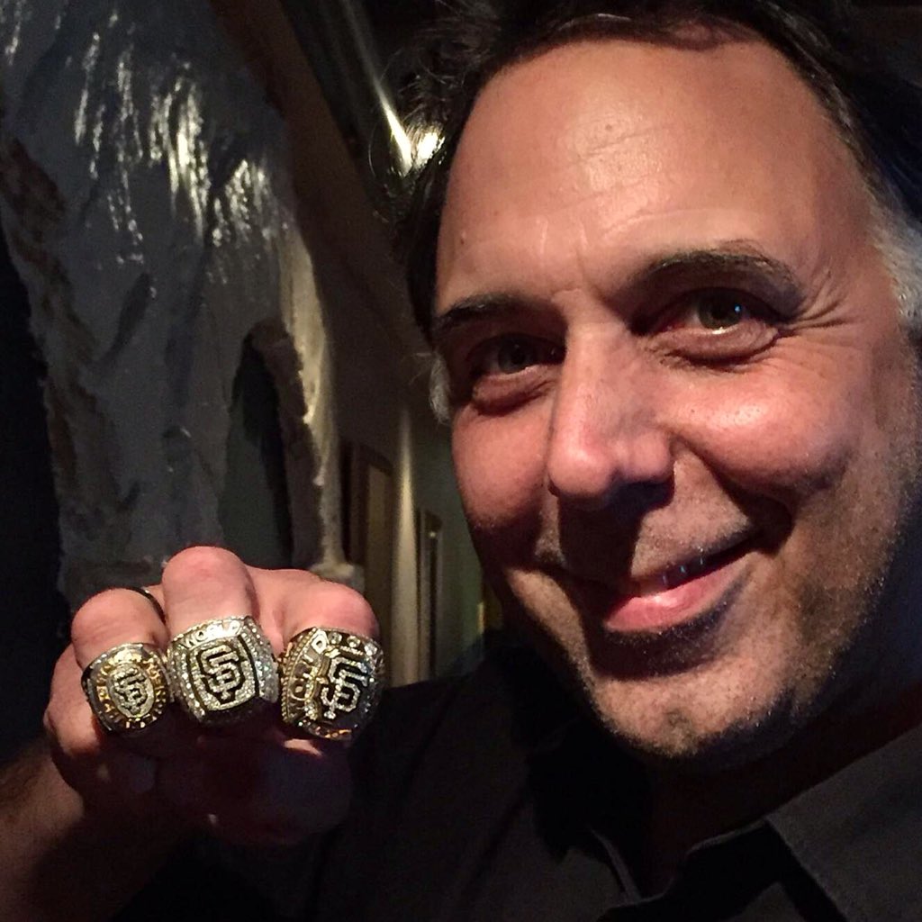 sfcheesecake's tweet photo. Some nights you just get lucky! #sfgiants #worldseries2010 #worldseries2012 #worldseries2014 #worldseriesring https://t.co/P9KYJufkgH